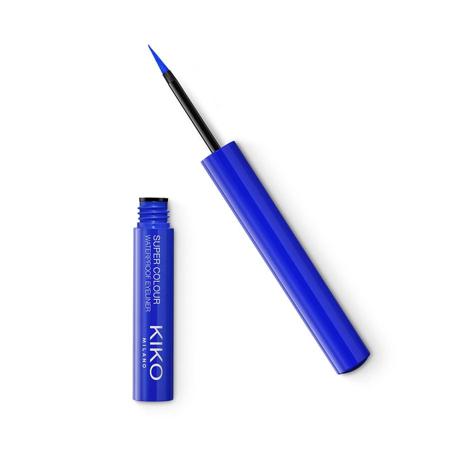 KIKO Milano Super Colour Waterproof Eyeliner eyeliner lichid ultra-ușor 06 Blue 1.7ml