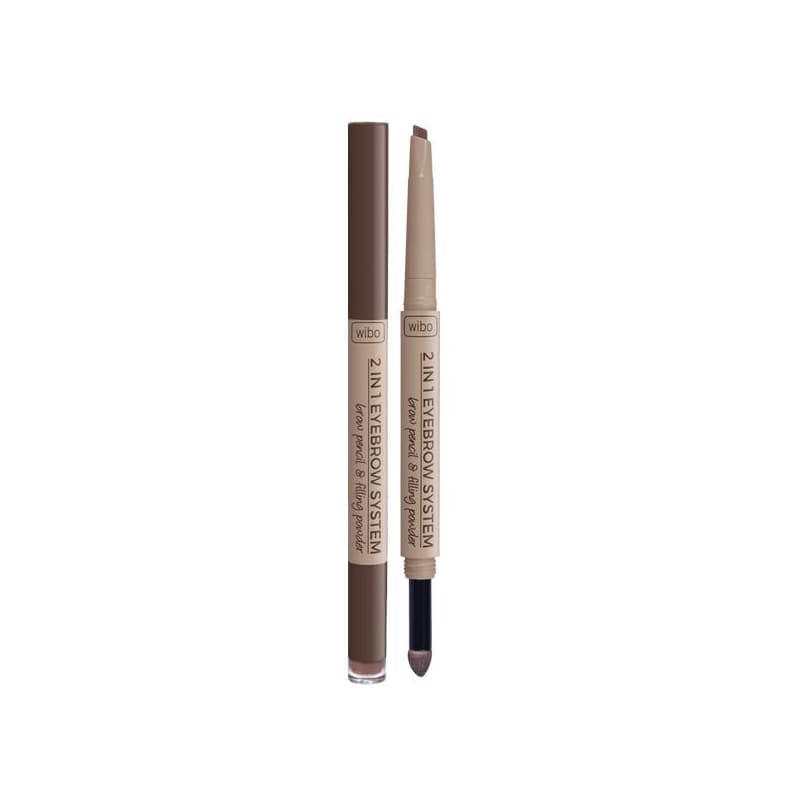 Wibo Creion pentru sprâncene 2in1 Eyebrow System 01