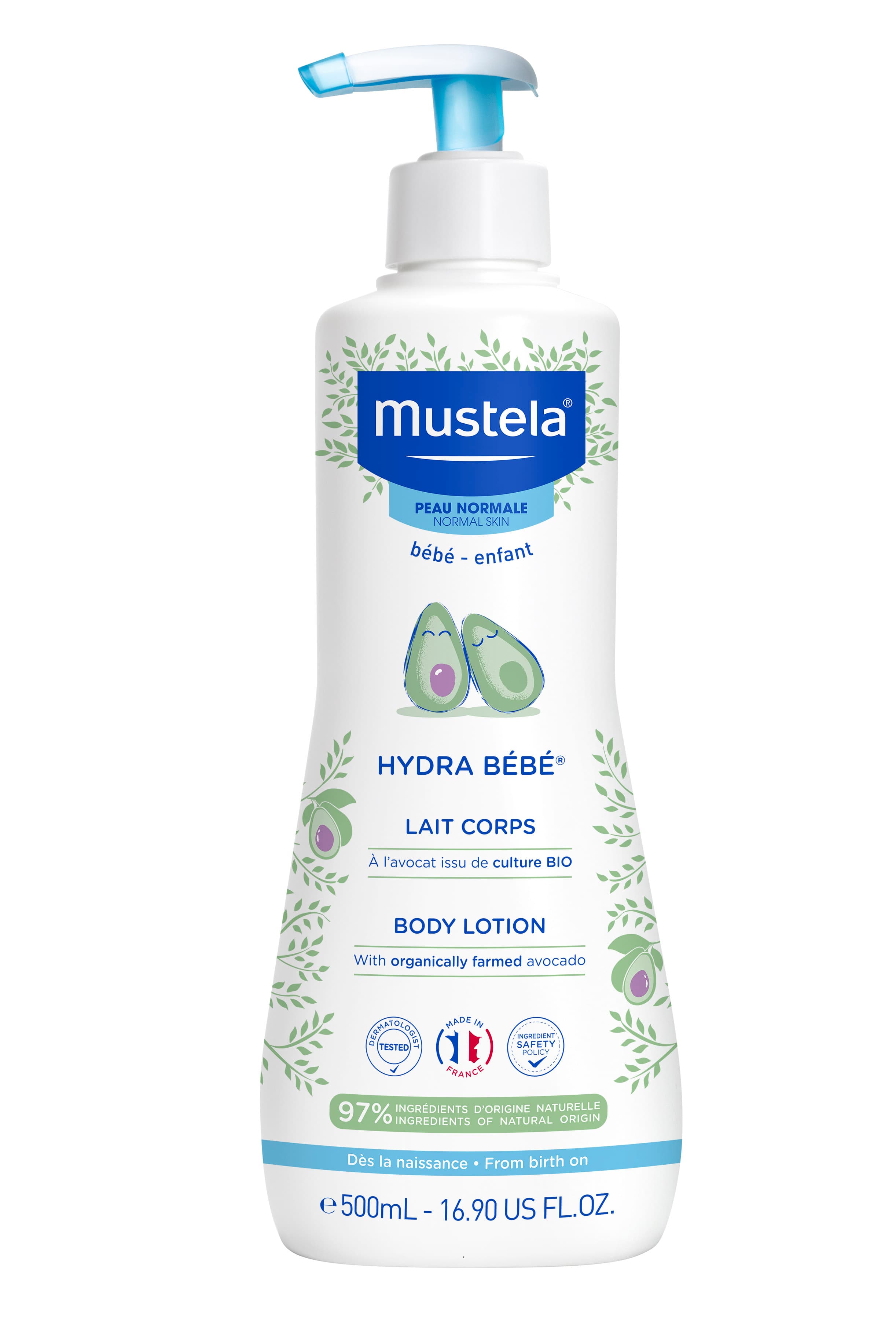 Lapte de corp Mustela cu avocado 500ml