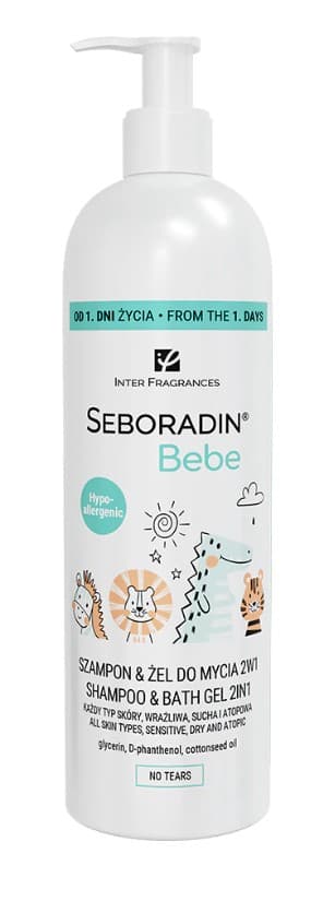 Seboradin Bebe Șampon și spălare de corp 2în1 pentru copii 500ml