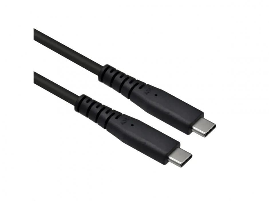 Cablu USB4 Gen3x2 type C 8K60Hz/80Gbits/240W Emark 0.5m Negru, Roline 11.02.9095