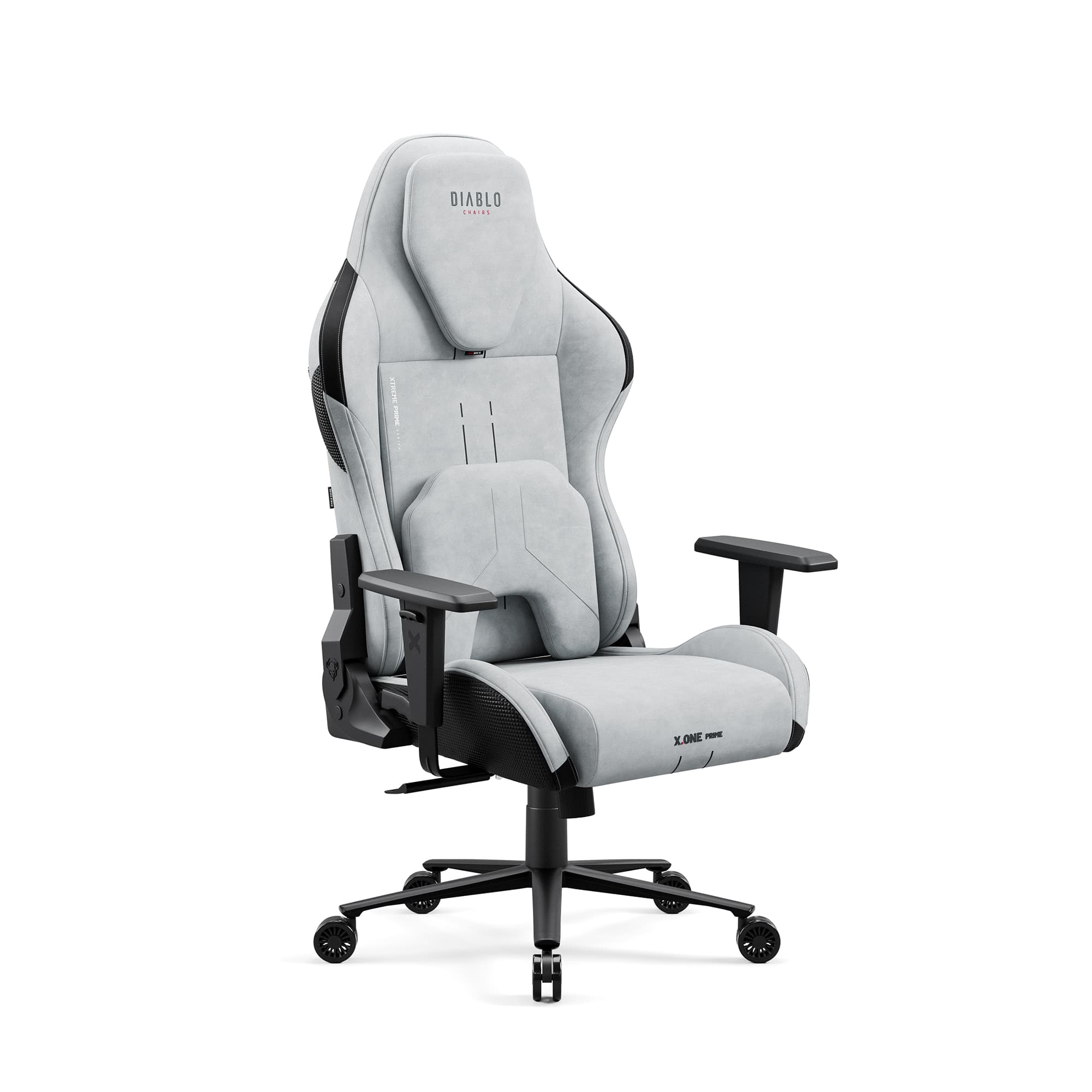 Scaun gaming gri Diablo X.One Prime, Normal Size, Nightwolf Moon