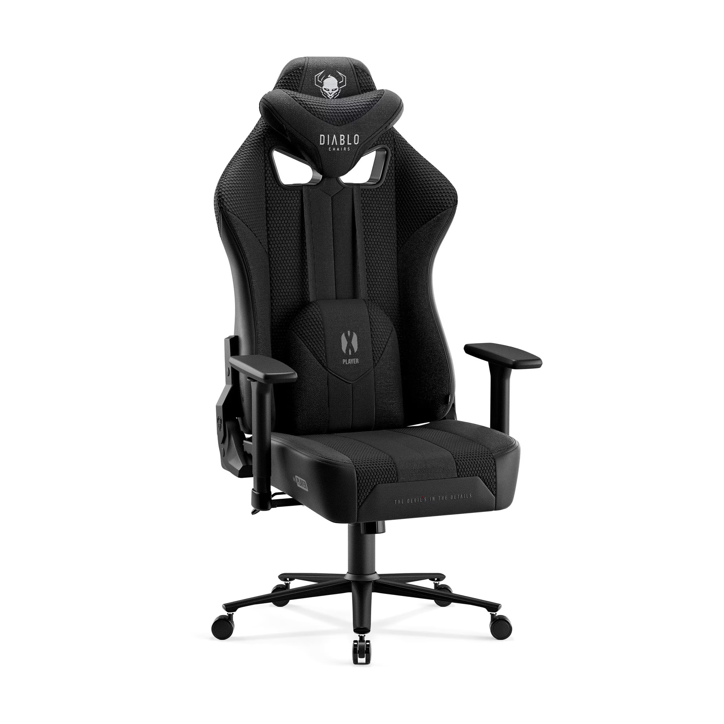 Scaun Gaming Diablo X-Player 2.0 Din Material Normal Size: Negru
