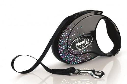 FLEXI Glam Splash Mystic S Lesa caine cu banda 3m negru decorat cristale Swarovski