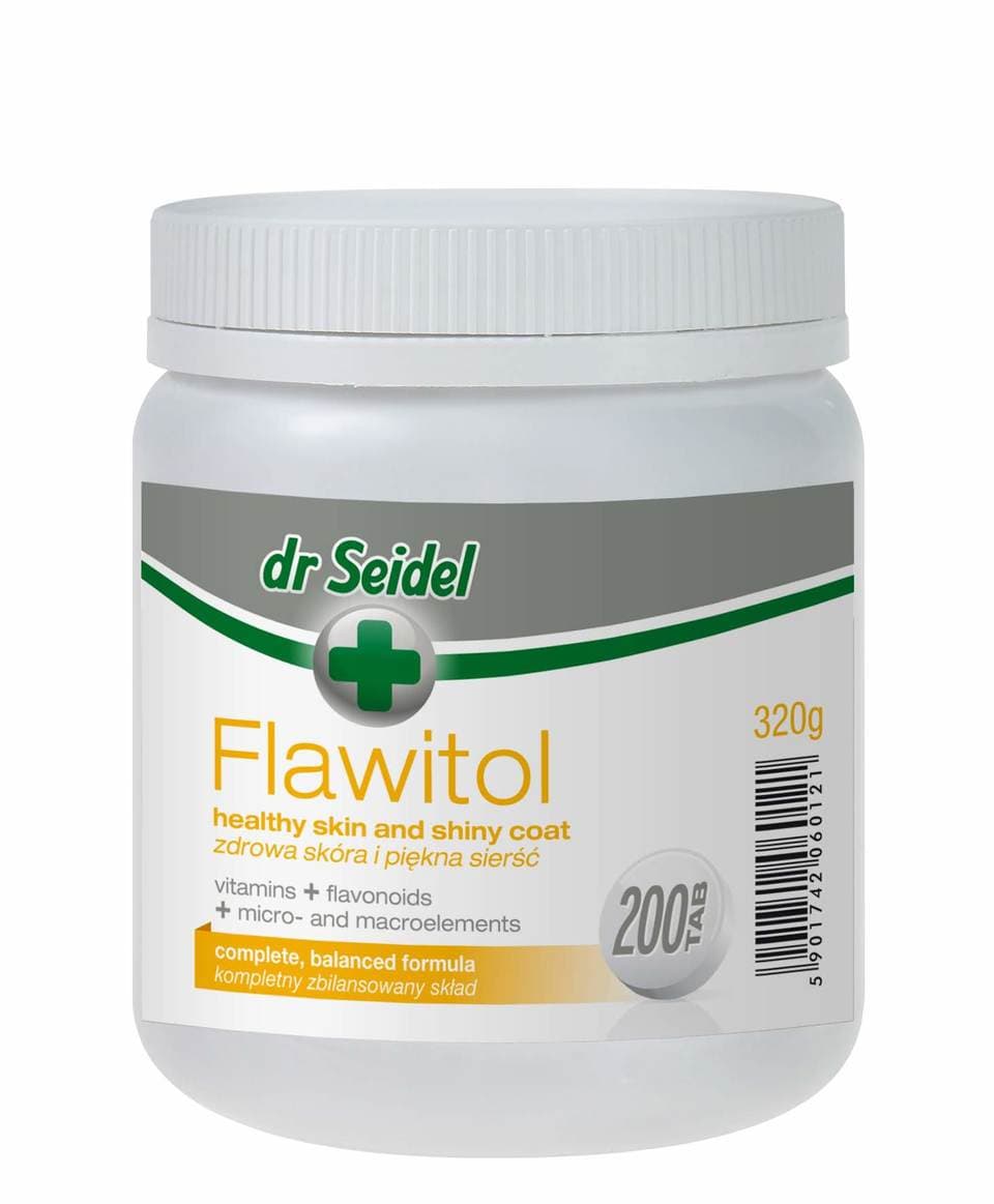 DR SEIDEL Flawitol piele și blană câini dermatologic 200 tablete