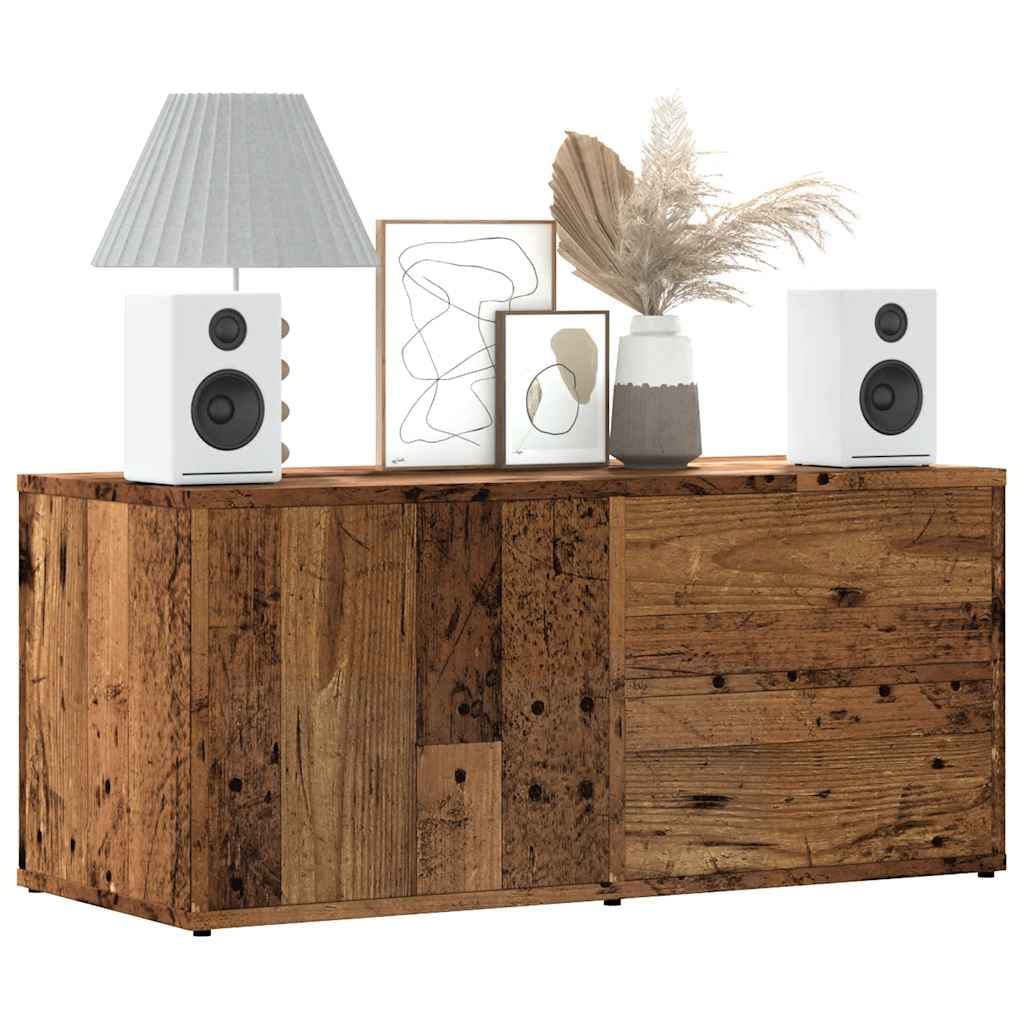 Gossi dulap tv lemn vechi 80x34x35,5 cm lemn prelucrat