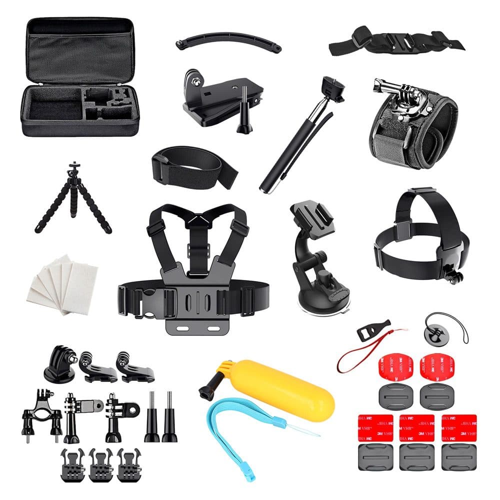 Kit de accesorii 50v1 pentru camere sport GoPro, SJCAM