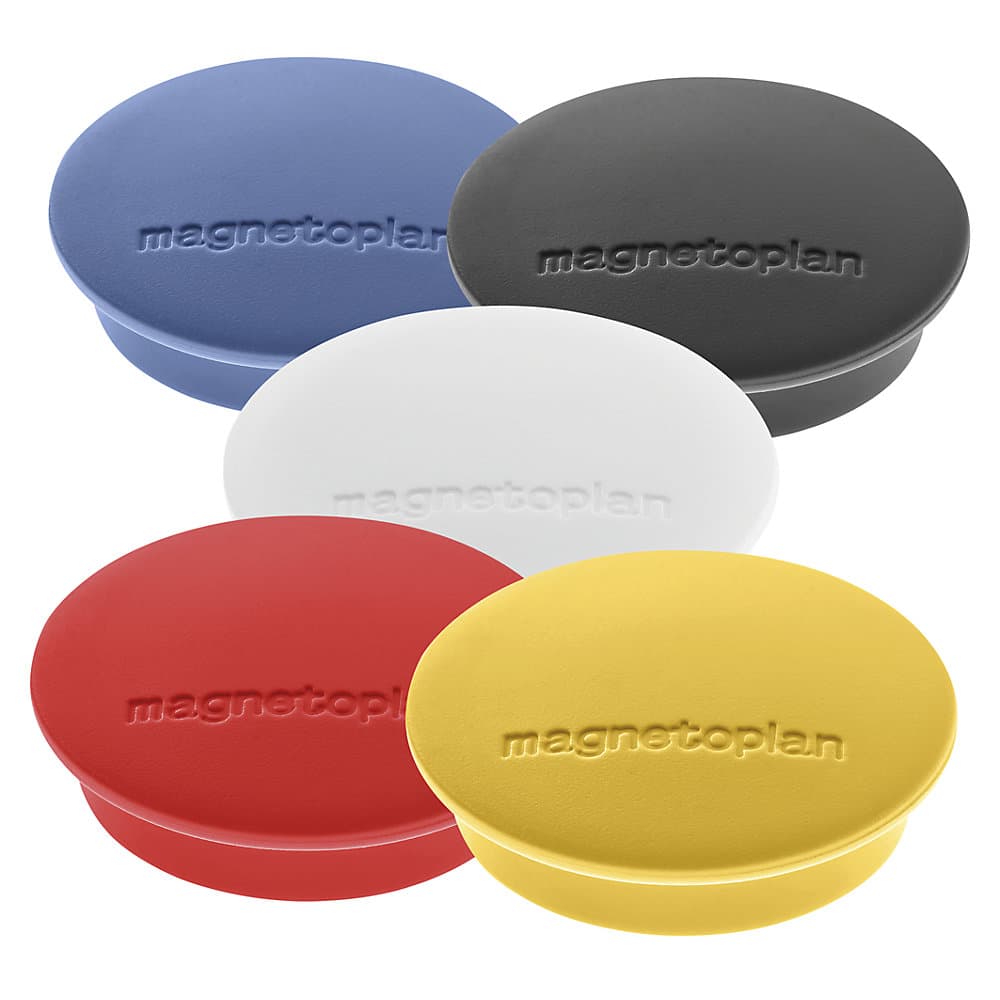 magnetoplan Magnet DISCOFIX JUNIOR, Ø 34 mm, amb. 60 buc., sortați