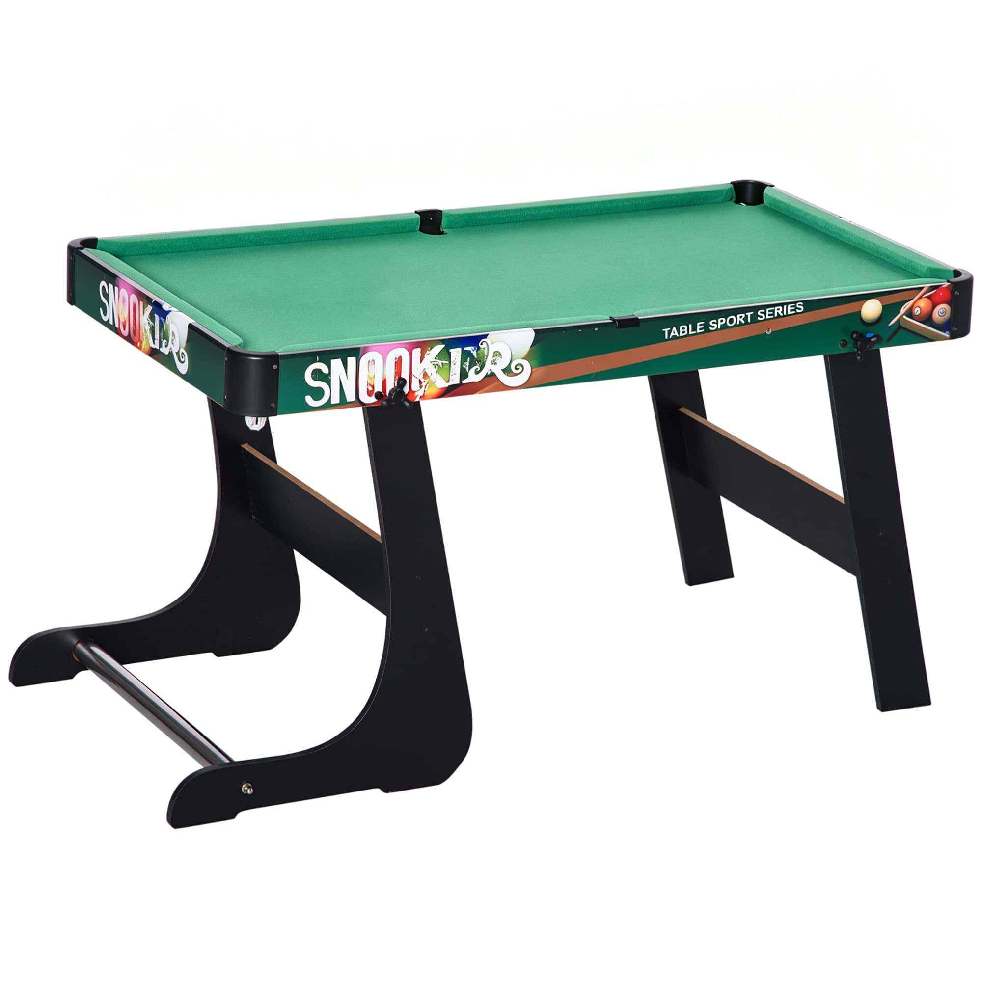 HOMCOM Masă de Jocuri 6 în 1 cu Fotbal de Masă, Biliard, Air Hockey, Tenis de Masă, Hockey pe Iarbă, 118x104x71 cm | Aosom Romania