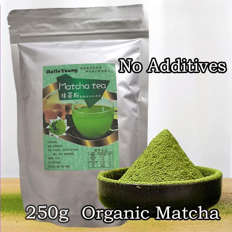 Pudră de ceai verde Matcha organic Produse de slăbit neîndulcite 100% Latte natural și ceai pentru coacere