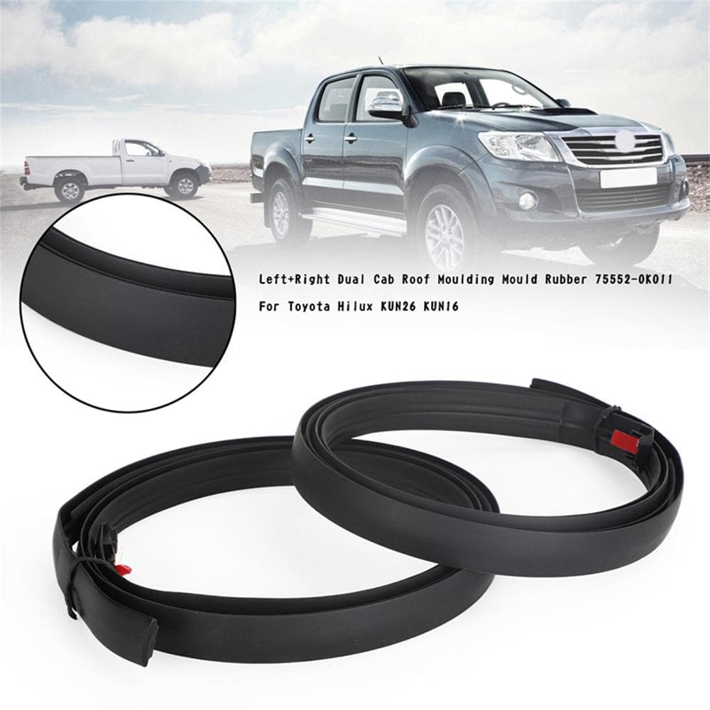 Mold pentru acoperiș cu cabină dublă din cauciuc 75552-0K011 pentru Toyota Hilux KUN26 KUN16 Accesorii auto stânga și dreapta