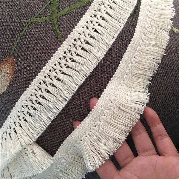 5,4 metri/lot Cea mai nouă calitate 4cm-6cm lățime dantelă frumoasă din bumbac cu franjuri, bej, ciucuri, dantelă, dantelă, material de cusut