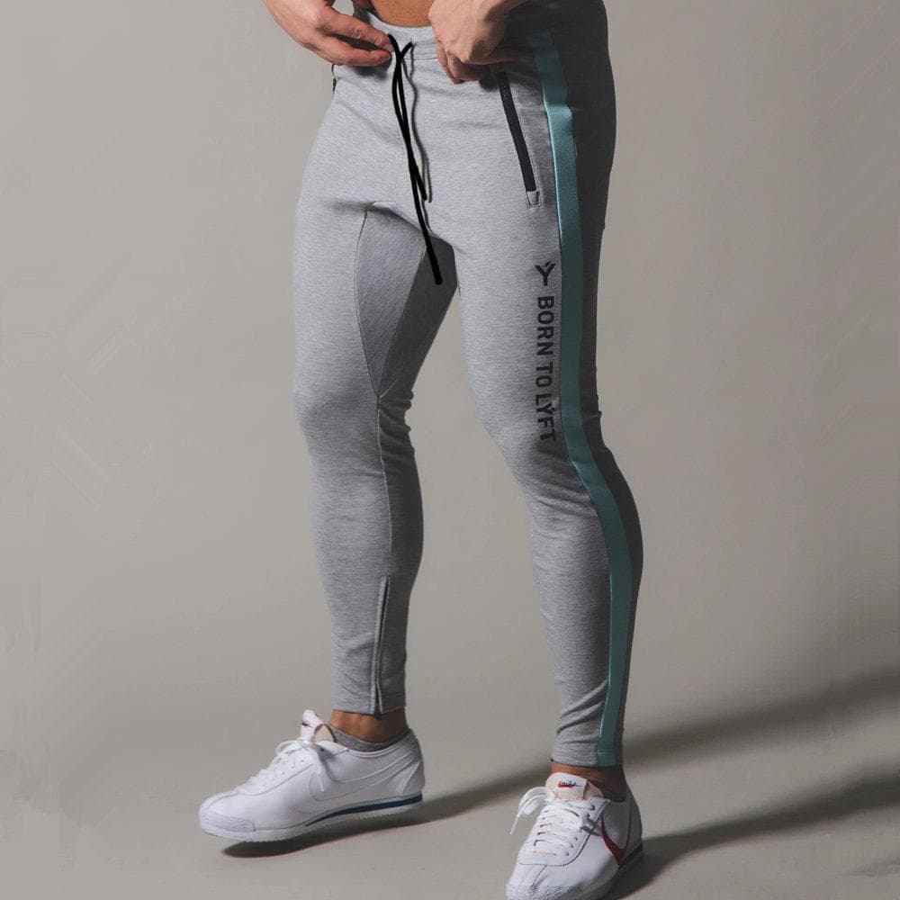 Pantaloni de jogger pentru bărbați, sală, fitness, pantaloni de sport din bumbac, alergare, antrenament sportiv, pantaloni slăbănogi, pantaloni
