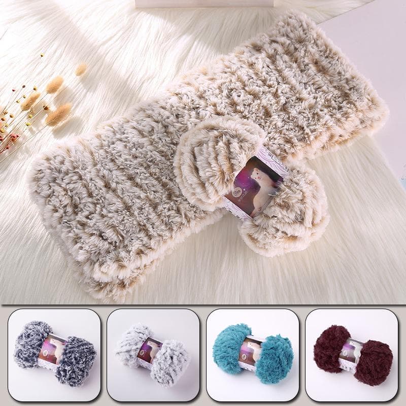 50 g/rolă fire de blană artificială lână mohair fire cașmir iarnă pentru tricotat manual croșetat ață pulover haine bebeluș eșarfă