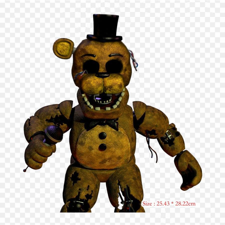 Fnaf Withered Freddy Five Nights At Freddy's 2 Freddy Fazbear's Pizz Transfer de călcat pentru îmbrăcăminte Geanta de tricou Autocolante de