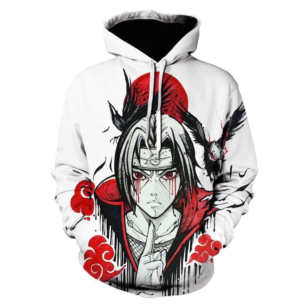 Hanorac cu desene animate de iarnă 2021 Hanorac stil Harajuku Pulover Itachi Pulover Anime 3d Print Pulover O bucată Pulover Casual cm