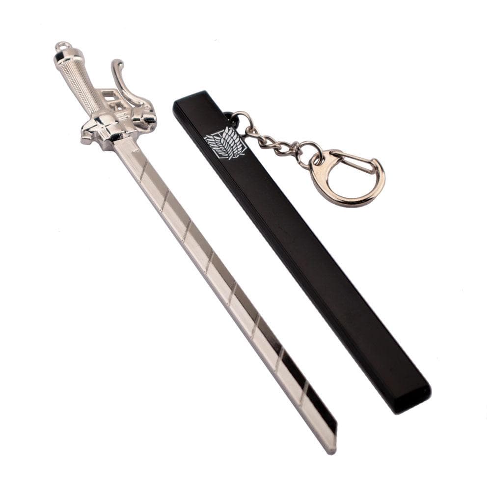 Breloc Anime Attack on Titan Free Wing Allen Alloy Sheath Sword Model Toy Breloc