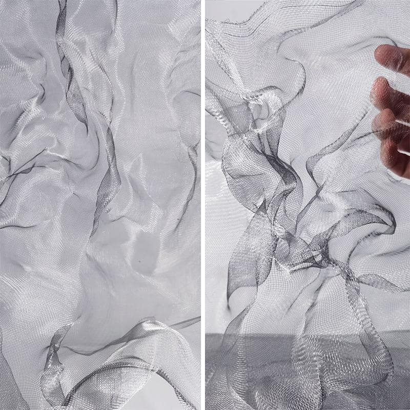 1x1m fire metalice fundal recuzită meșteșuguri plasă de sârmă flexibilă material artistic designer material metalic decorare nuntă argintiu