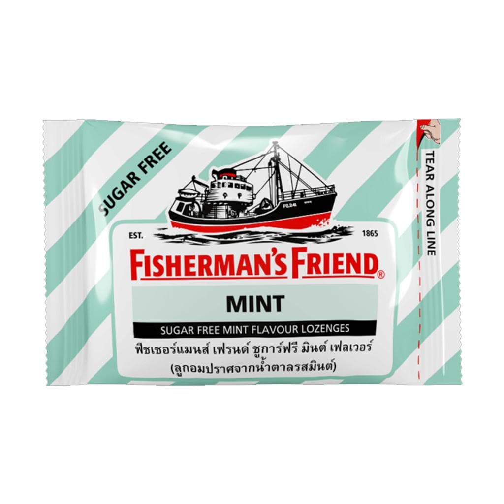 Pastile Fisherman's Friend, mentă, pastile cu aromă de mentă fără zahăr, 25 g. x 6 /12 / 24 buc