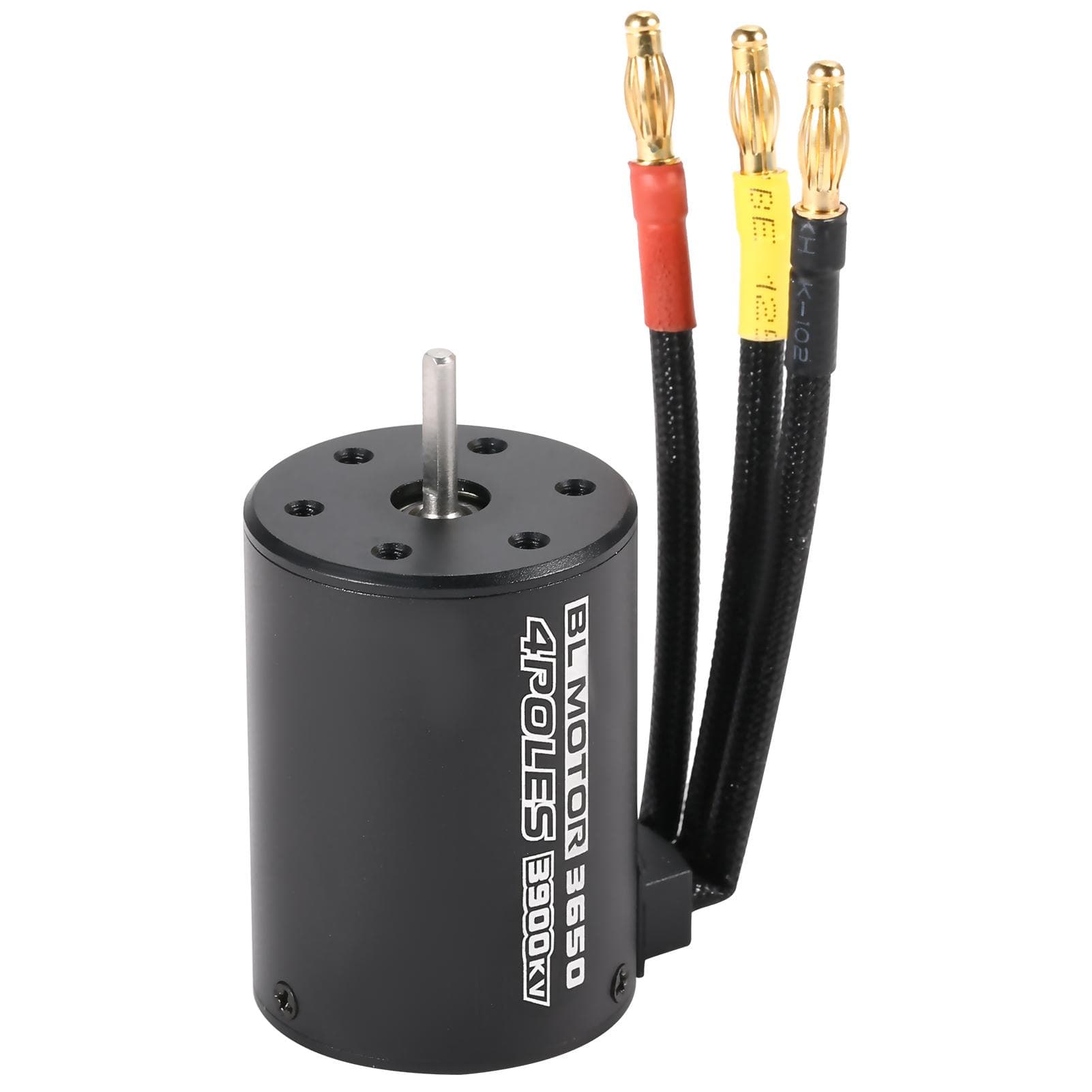 Motor fără perii rezistent la apă 3650 4300KV cu ESC fără perii 120A cu set BEC de 5,8V/3A pentru mașină RC 1/10 negru