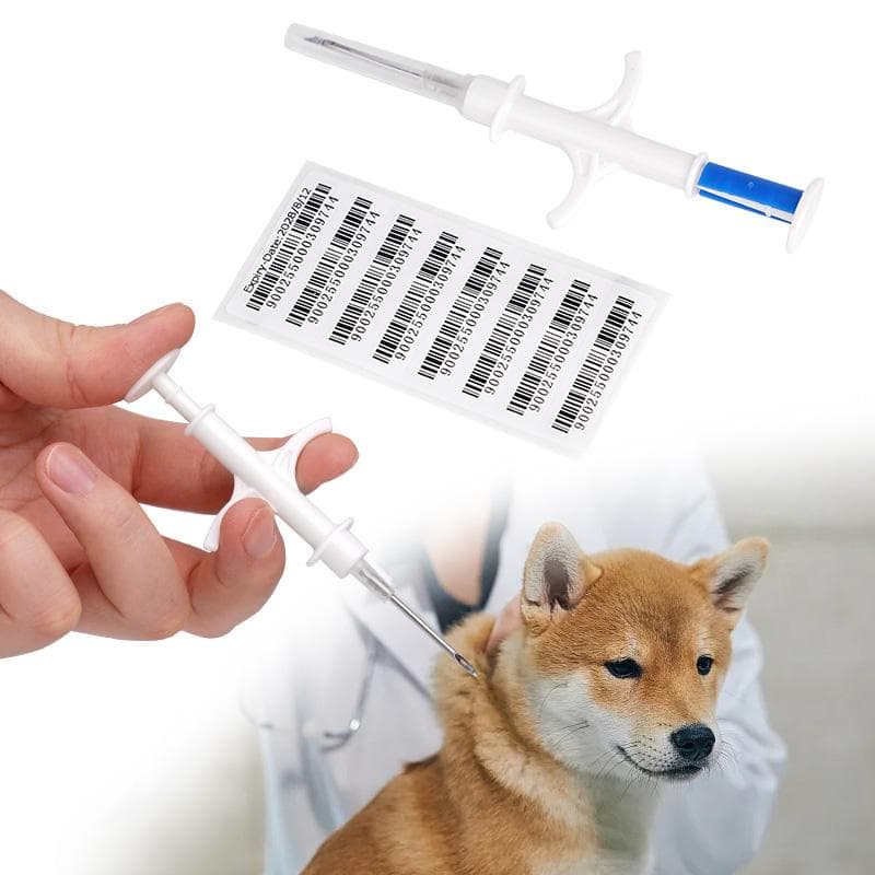 10/20 buc Seringă Animal Implat ID Chip Animal de Companie ISO11784/85 FDX-B RFID Injectare Microcip Animal de Companie pentru Identificare Câine