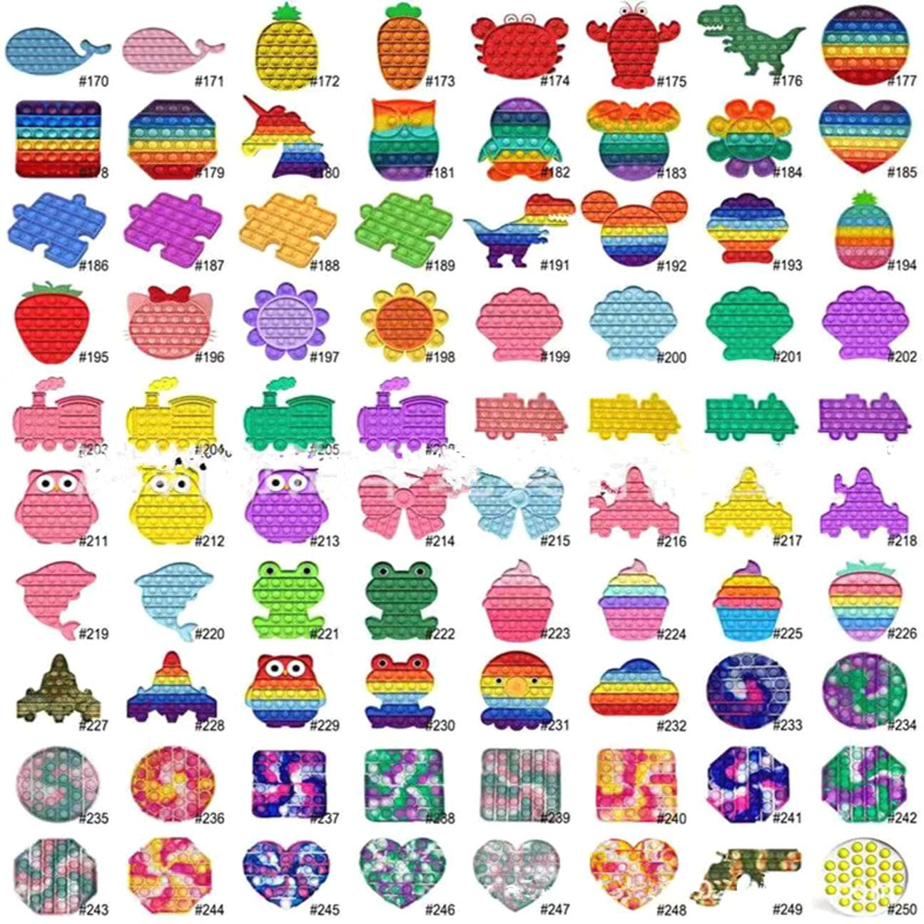 Set de pachete speciale de jucării Fidget Jucărie pentru ameliorarea stresului pentru cadou pentru copii/adulți bej