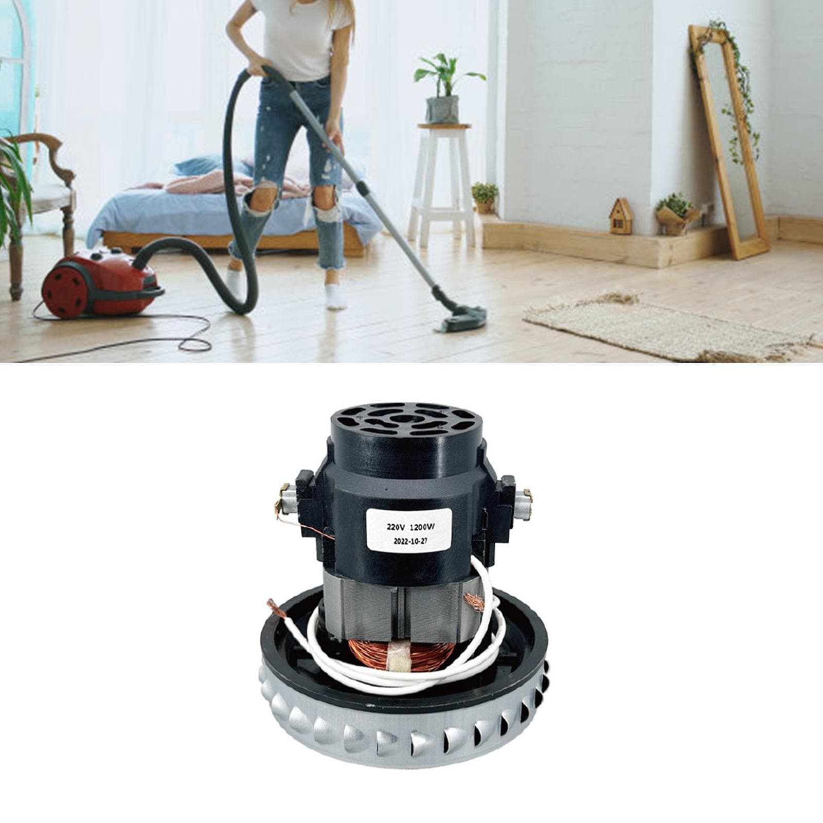 Motor Aspirator Eficient 1200W Piesă de Schimb pentru Curățarea Covoarelor și Podelelor Potrivit pentru Medii Diverse