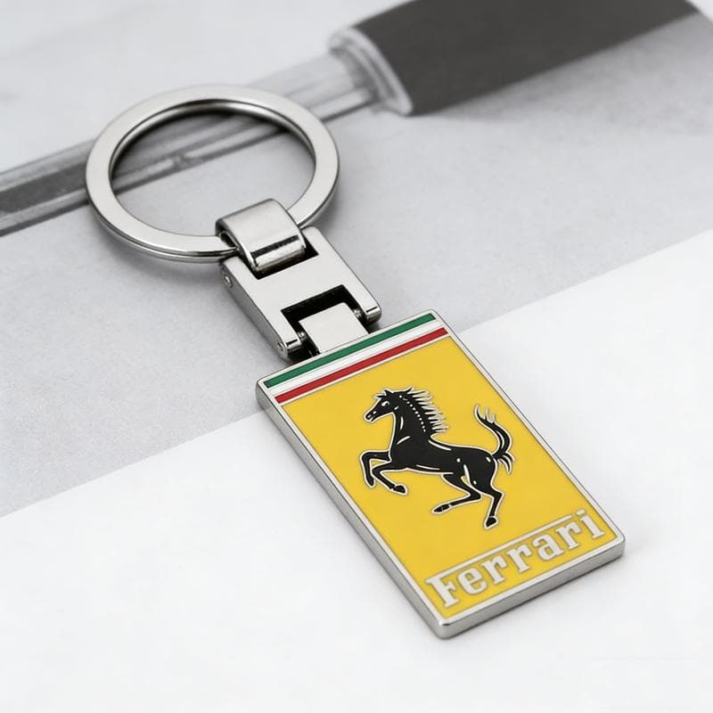F-Ferrari-F Pandantiv Cheie Metalică Cheiță Chei Cadou Pentru Ferrari F1 F80 SF90 Stradale SF90Spider 296 GTB 488 GTS