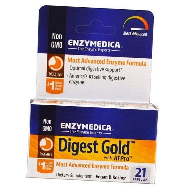 Complex enzimatic, Digest Gold cu ATPro, Enzymedica 21 capsule (69466001)
