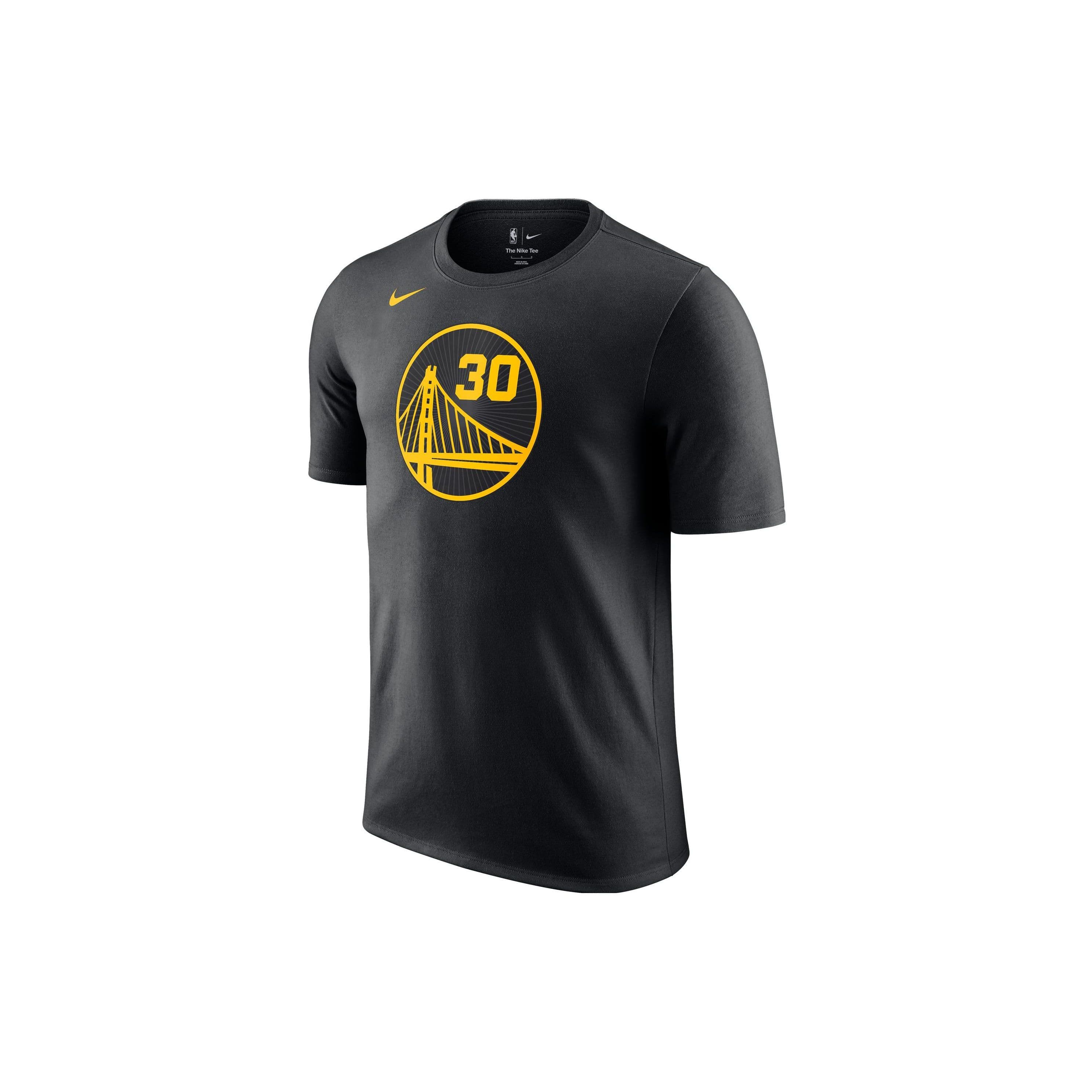 Nike Golden State Warriors Stephen Curry Tricou din bumbac cu decolteu rotund Bărbați Topuri Negru DA7375-013 cm