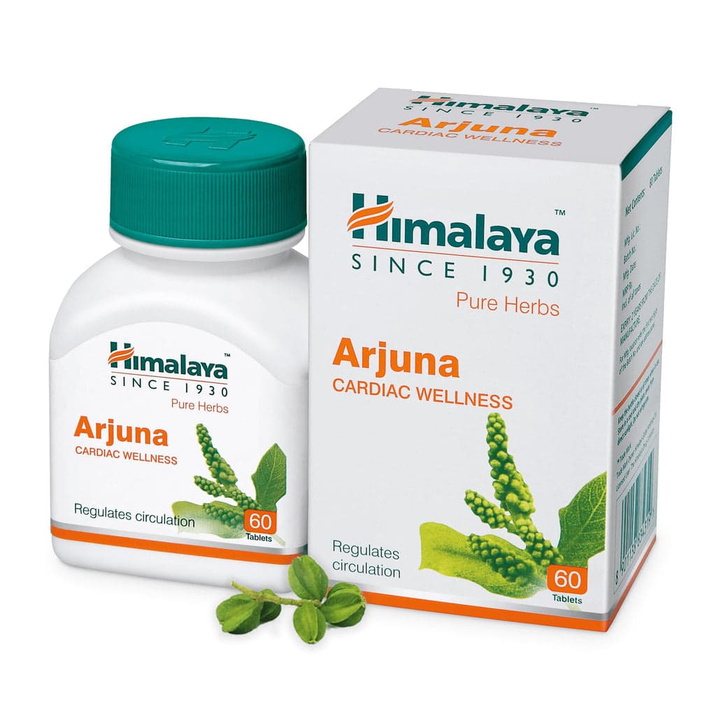 PACHET 10 X Himalaya Wellness Pure Herbs Arjuna Cardiac Wellness 60 Tablete