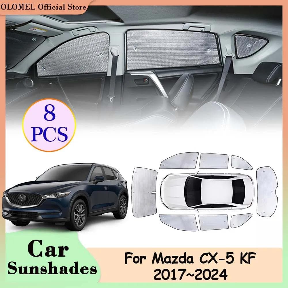Parasolar auto pentru Mazda CX-5 KF CX5 2017~2024 acoperire completă parbriz spate parasolar pad lateral geam anti-UV cortină accesorii