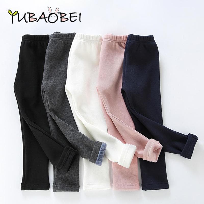YUBAOBEI Leggings pentru copii Pantaloni de iarnă pentru fete Leggings pentru fete Leggings groși pentru fetiță Îmbrăcăminte pentru copii