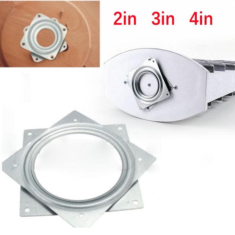 Placă pivotantă cu rulment complet cu bile 2/3/4 metal Lazy Susan Plată turnantă TV Rack Birou 1buc