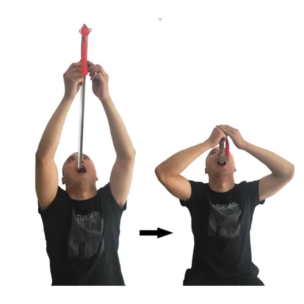 Super Înghițirea Sabiei Magia Magie Recuzită pentru Magicieni Iluzii Gimmicks + Tutorial Trucuri de Magie de Scenă Magician Petrecere Spectacol de