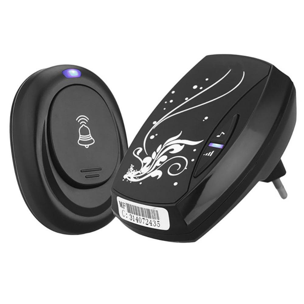 Receptor de sonerie inteligentă de ușă inteligentă cu emițător pentru priză impermeabilă de 12 V