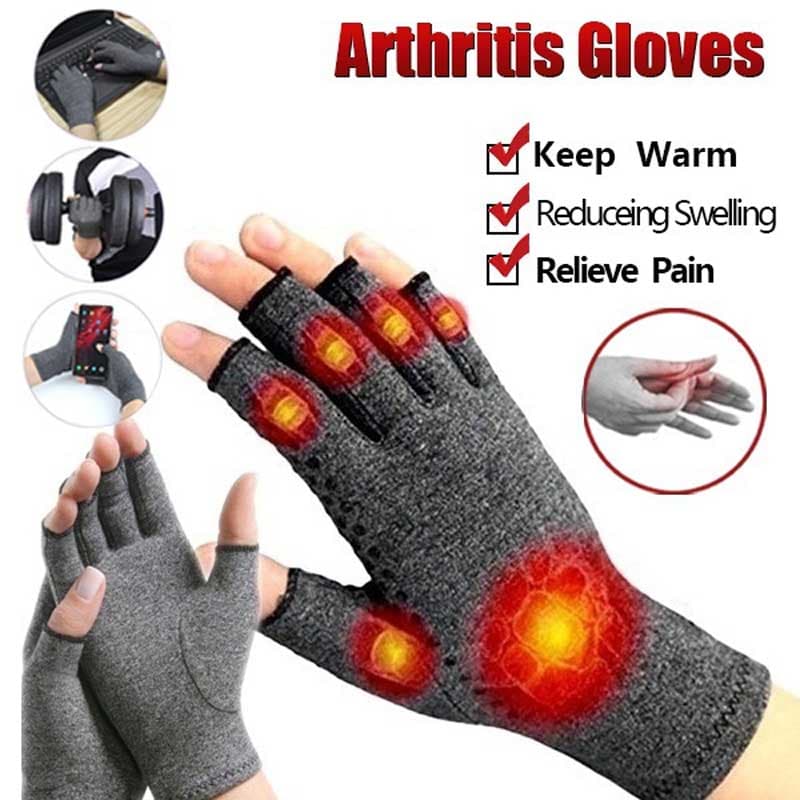 Mănuși de terapie unisex Compresie ușurează tensiunea musculară Ameliorează durerile din tunelul carpian Ameliorarea durerii articulare Mănuși