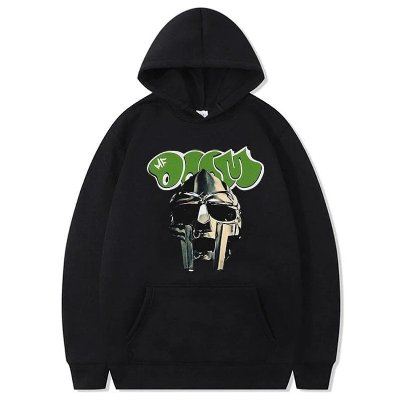 Cartoon Mf Doom Hanorac Bărbați Femei Hanorac cu mânecă lungă Pulovere Hanorace Harajuku Harajuku Streetwear Haine Topuri cm