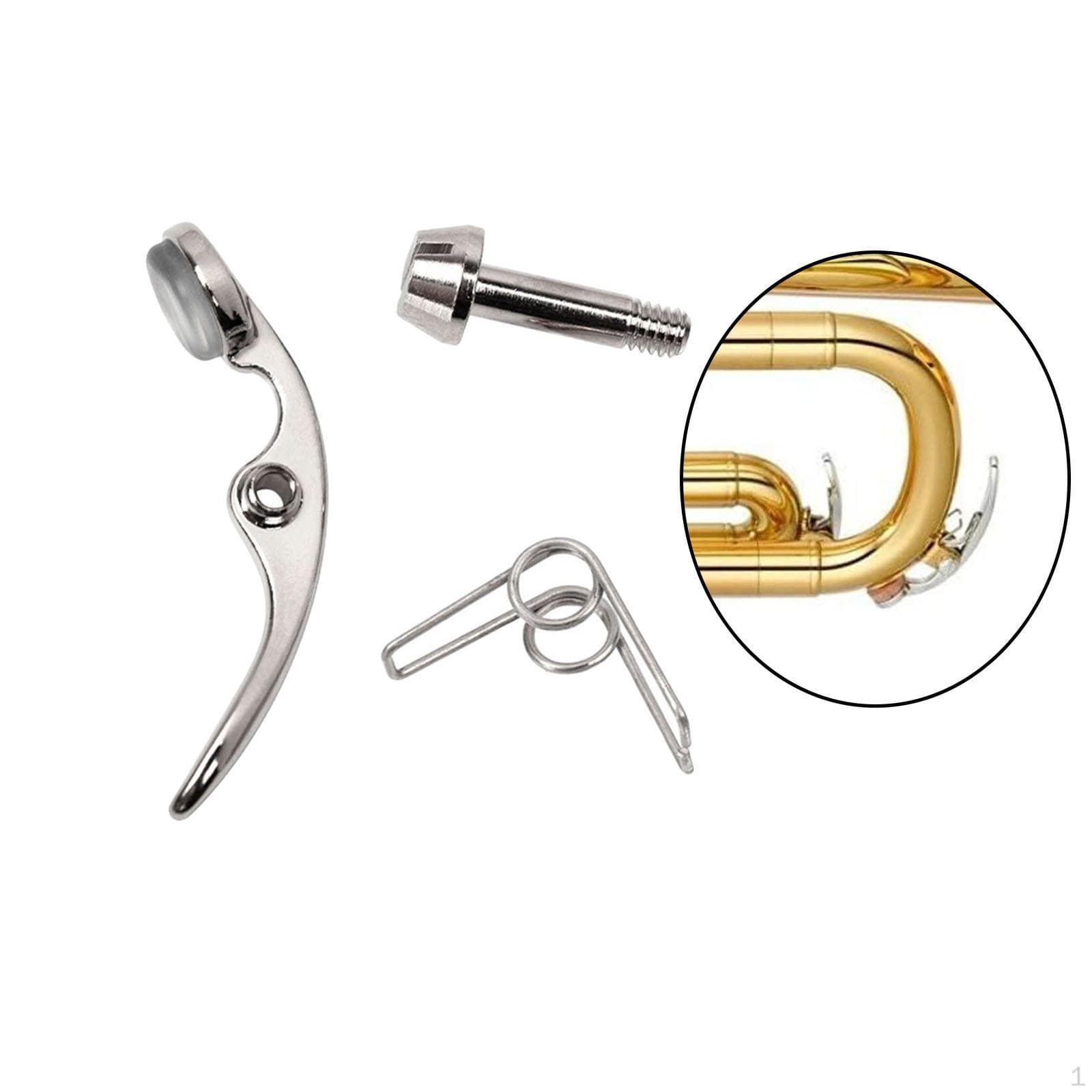 Trompetă Spit Valve Piese de schimb Seturi de reparații accesorii cu arcuri șuruburi pentru instrument de suflat