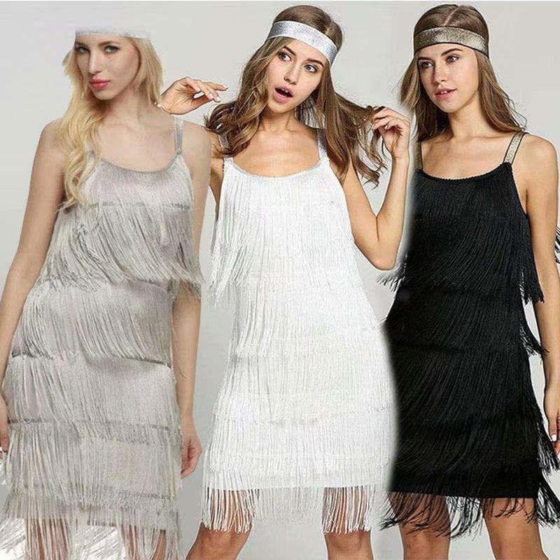 Rochie nouă de vară pentru femei, cu ciucuri, cu fustă în formă de A, rochie de seară pentru doamne cm negru