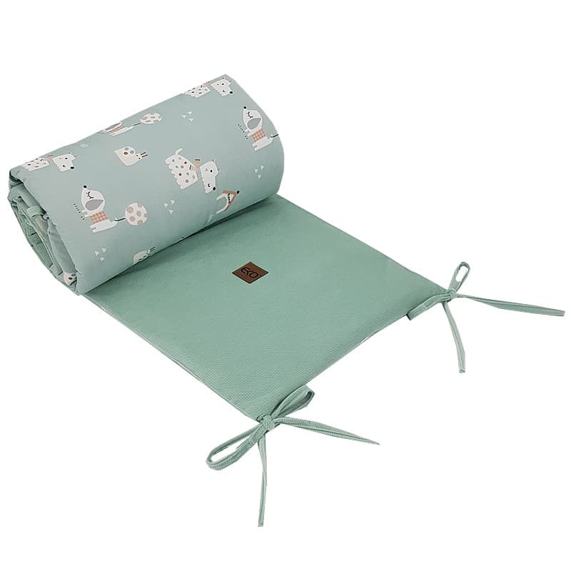 EKO Protector pat VELVET Dogs Mint 360x35 cm