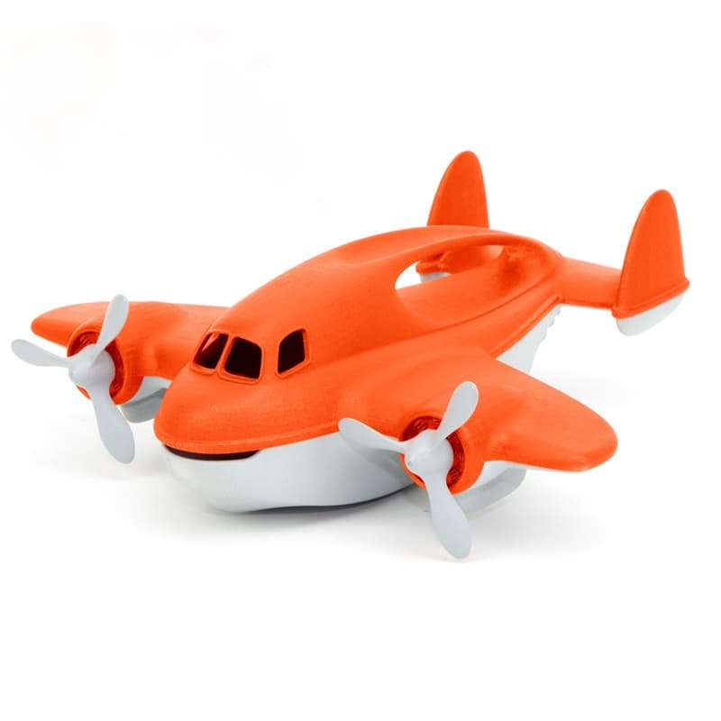 Green Toys Avion de pompieri portocaliu