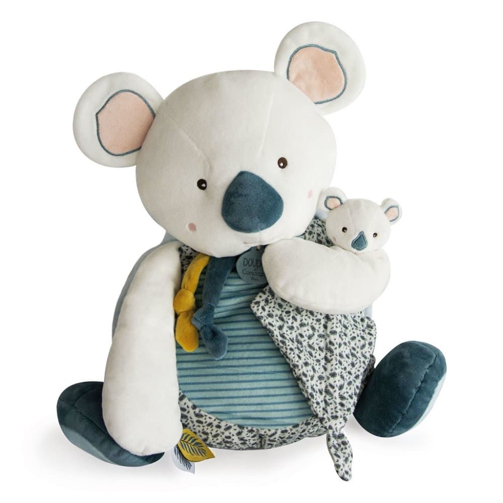 Doudou Koala Yoca cu spațiu de depozitare pentru pijama 40 cm