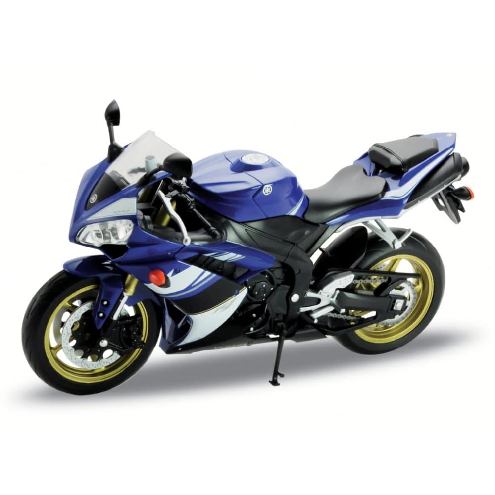 Welly Motocicletă Yamaha YZF-R1 1:10 albastră