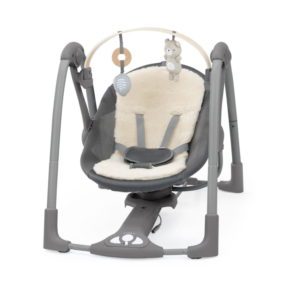INGENUITY Swing decapotabil care vibrează cu melodie Every Season™ Chic Boutique™ 0m+ până la 9 kg