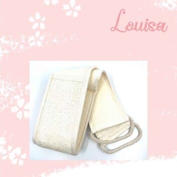 LOUISA - LOUISA Natural Loofah Rubbing Back Bath Towel  - Fixed Size