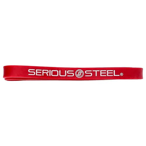 Serious Steel Fitness, Bandă de rezistență de 41 inchi, #2 roșu, 1 număr