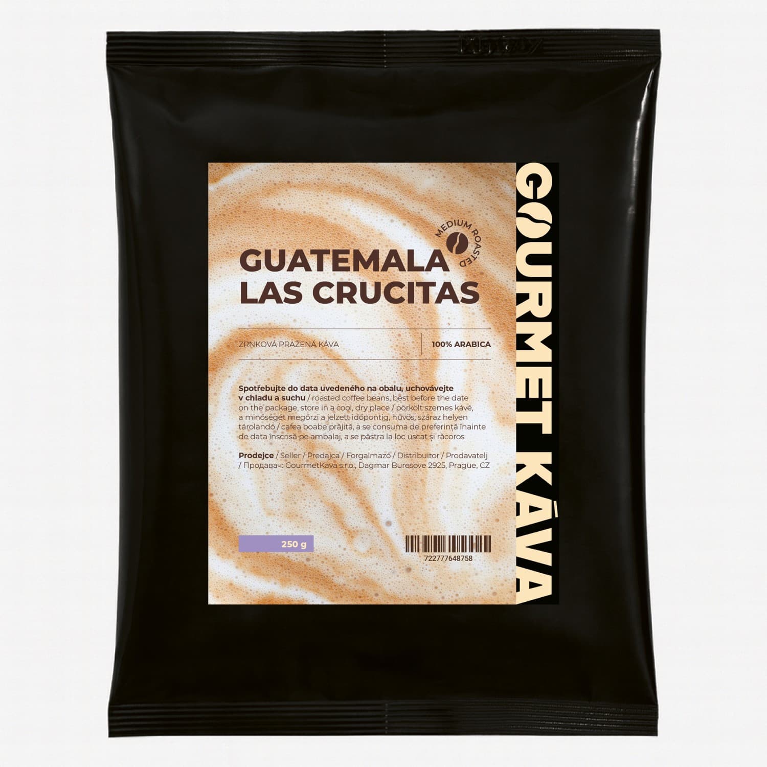 Guatemala Crucitas, FRĂJIRE MEDIU, boabe de cafea Arabica: Nu, mulțumesc. 250g