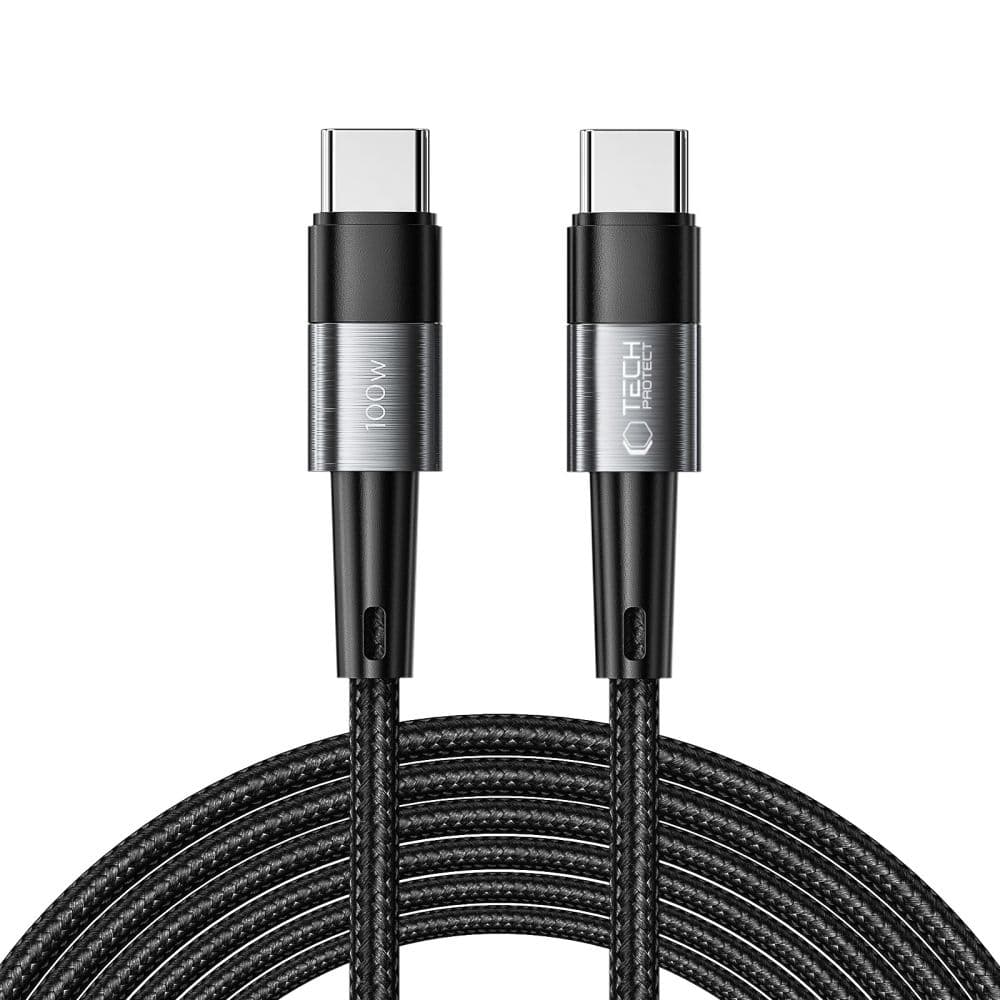 TECH-PROTECT ULTRABOOST 100W Cablu USB Typ-C 300cm (3 metri) negru
