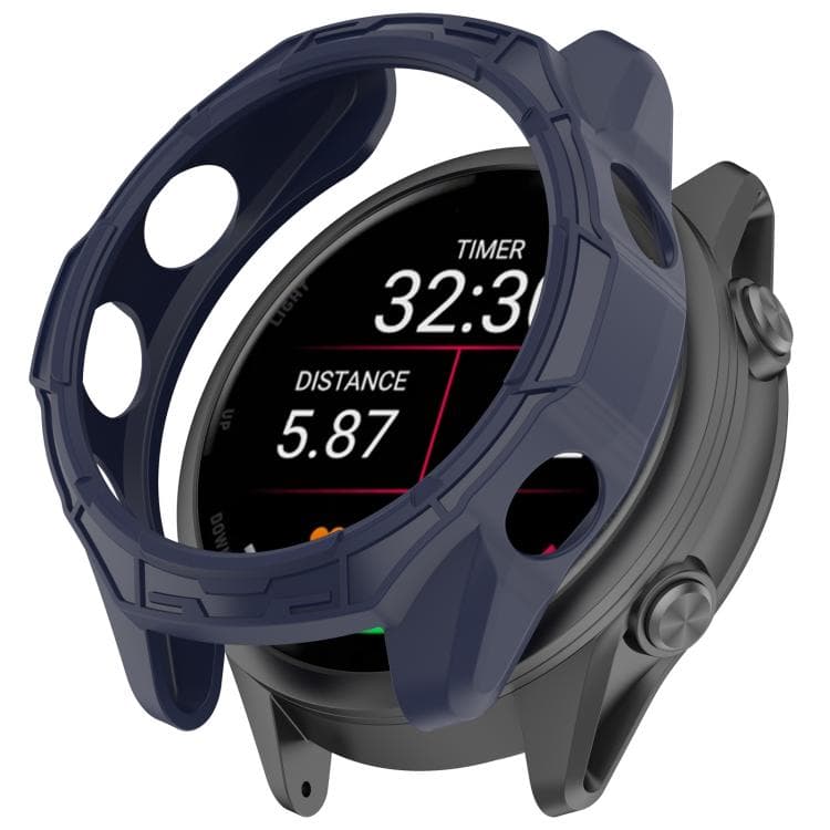 TPU HALF COVER Carcasă pentru Garmin Forerunner 570 47mm albastru